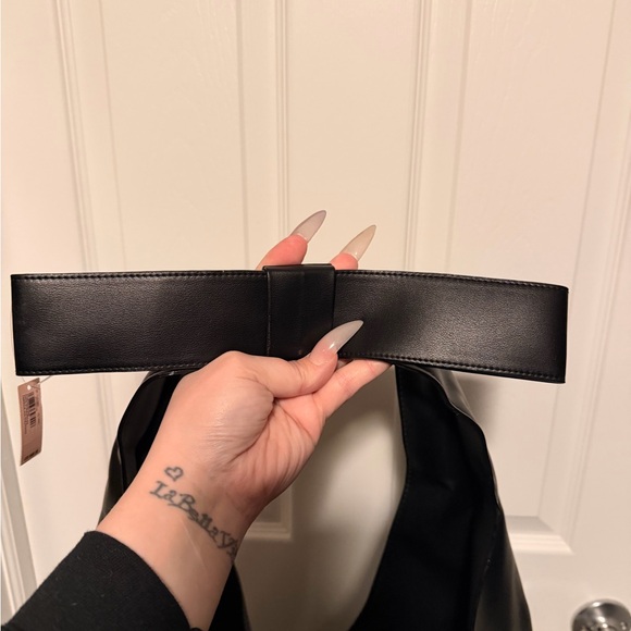 Victoria Secret Black Leather Women's Bag nwt - Picture 5 of 6